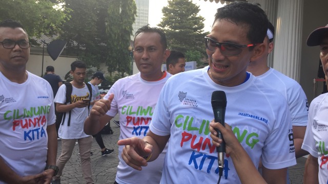 Sandi di Balai Kota (Foto: Moh Fajri/kumparan)