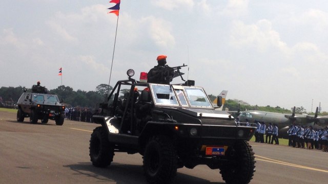 Gladi bersih HUT TNI AU. (Foto: Yuana Fatwalloh/kumparan)