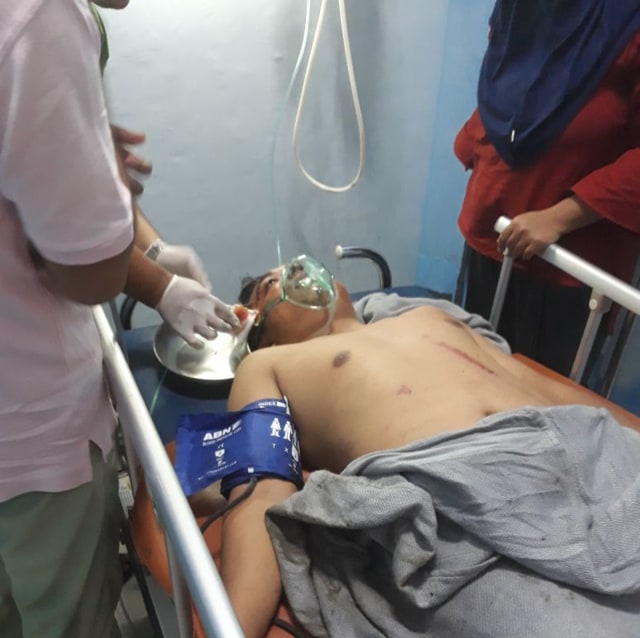 Korban kecelakaan kereta Sancaka tabrak truk (Foto: Phaksy Sukowati/kumparan)
