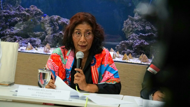 Menteri KKP Susi Pudjiastuti. Foto: Iqbal Firdaus/kumparan