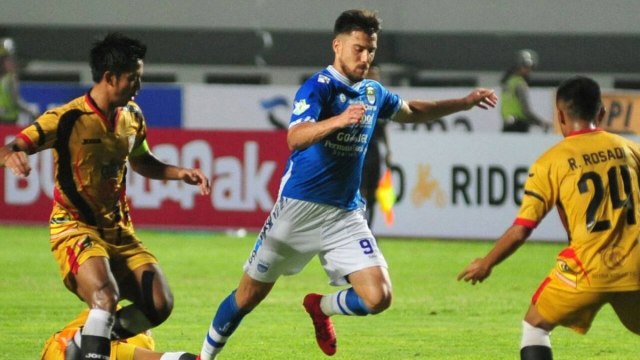 Penyerang Persib, Jonathan Bauman. (Foto: Dok. Liga 1)