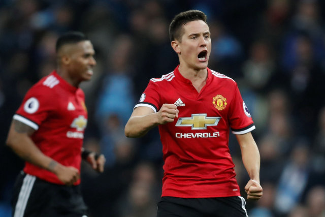 Herrera di Derbi Manchester. Foto: REUTERS/Russell Cheyne