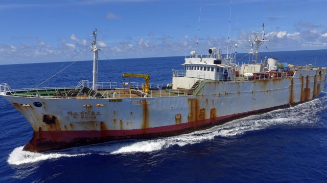 Kapal STS-50 Buronan Interpol. (Foto: Dok. KKP)