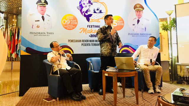 Jumpa pers Festival Maksaira 2018 Kabupaten Sula (Foto: Shika Arimasen Michi/kumparan)