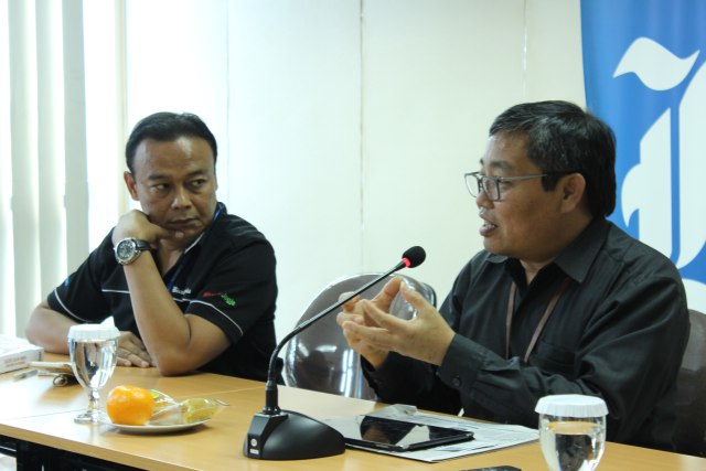 Kunjungan Badan Pusat Statistik Provinsi DKI Jakarta ke Kantor Pusat Bisnis Indonesia