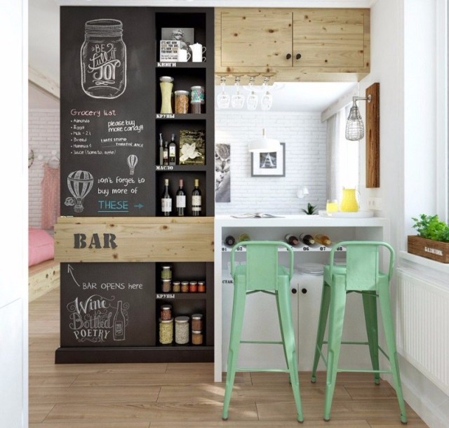 10 Desain Mini Bar Seru yang Bisa Bikin Kamu Lebih Bahagia! (9)