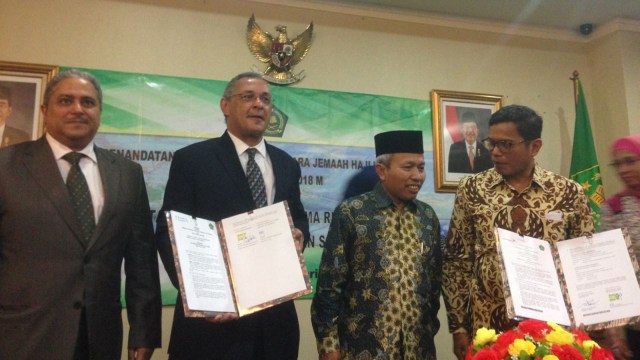 Perjanjian Udara Jemaah Haji Reguler 2018 (Foto: Yuana Fatwalloh/kumparan)