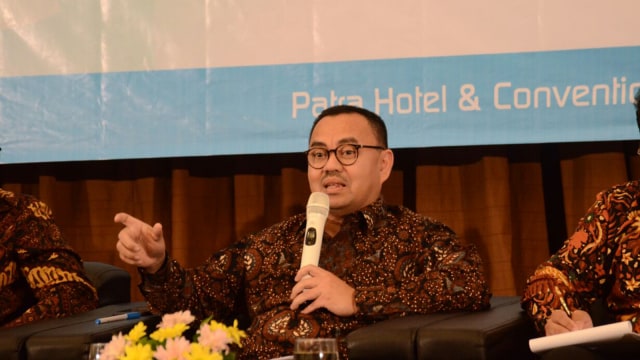 Sudirman Said di depan Apindo (Foto: Dok. Tim Media Sudirman  Said)