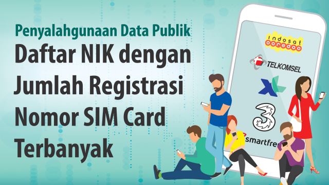 Daftar NIK yang dipakai banyak nomor SIM card. (Foto: Basith Subastian/kumparan)