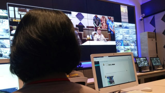Polda Bali Resmikan Command Center Jelang IMF 2018 (Foto: Cisilia Agustina Siahaan)