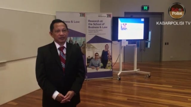 General Profesor Muhammad Tito Karnavian Ph.D Bicara Kontra Terorisme di Australia