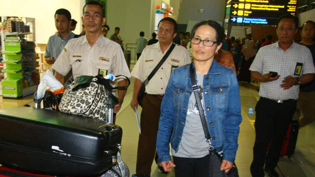 Parinah, TKW Asal Banyumas. (Foto: ANTARA/Muhammad Iqbal)