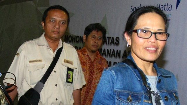 Parinah, TKW Asal Banyumas. (Foto: ANTARA/Muhammad Iqbal)