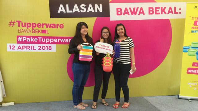 Acara Tupperware Bawa Bekal. (Foto: Tamara Anastasia Wijaya/kumparan)