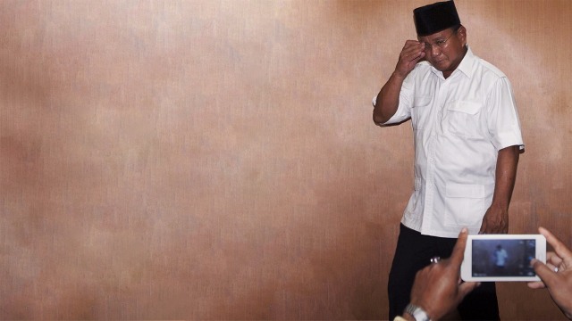 Prabowo Subianto (Foto: AFP PHOTO/ADEK BERRY)