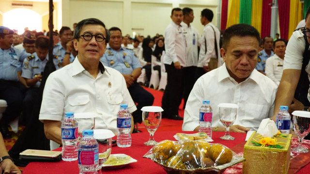 Yasonna Laoly kunjungan kerja ke Aceh. (Foto: Zuhri Noviandi/kumparan)