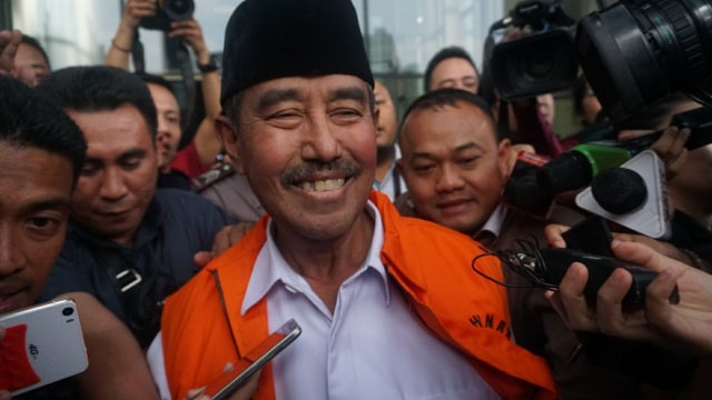 Bupati Bandung Barat, Abubakar ditahan KPK (Foto: Irfan Adi Saputra/kumparan)