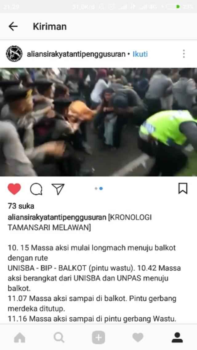 Abadikan Bentrok Warga dan Polisi, Wartawan LPM Suaka Diintimidasi (1)
