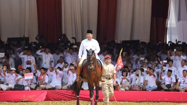 Prabowo Subianto di Rakornas Gerindra (Foto: Dok. Gerindra)