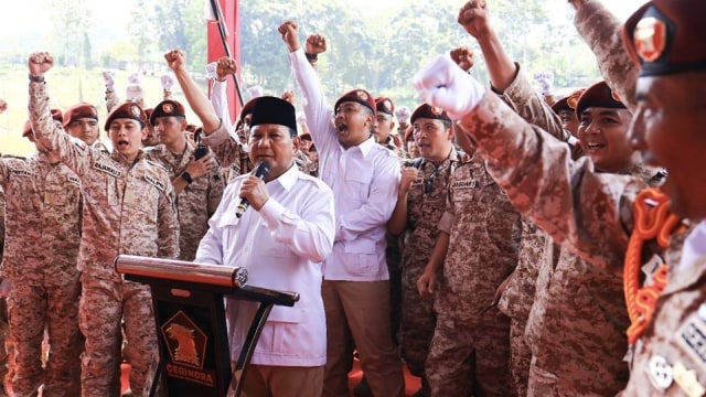 Prabowo Subianto di Rakornas Gerindra (Foto: Dok. Gerindra)