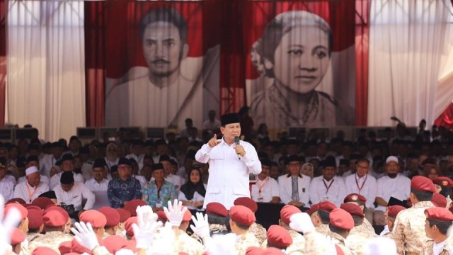 Prabowo Subianto di Rakornas Gerindra (Foto: Dok. Gerindra)