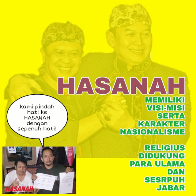 Dukungan Makin Tebal, Relawan Uu Alihkan Dukungan ke Pasangan Hasanah