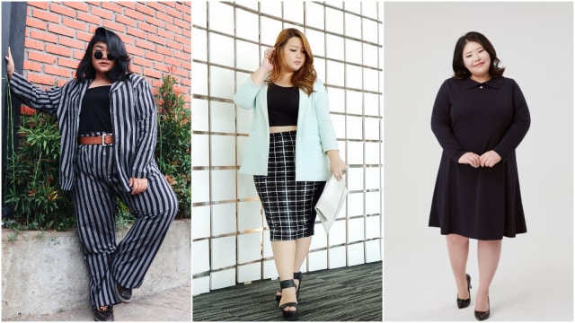 Inspirasi busana kerja untuk perempuan plus size (Foto: dok. istimewa)