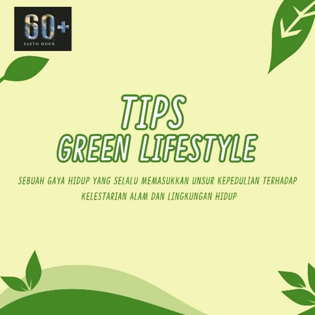TIPS GREEN LIFESTYLE