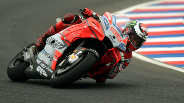 Jorge Lorenzo di GP Argentina. (Foto: REUTERS/Marcos Brindicci)
