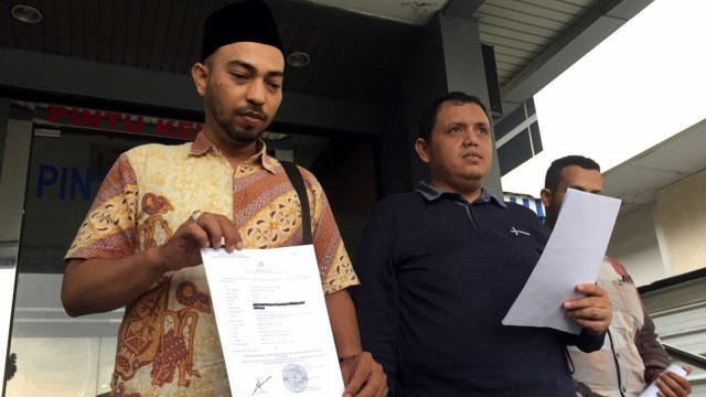 Cyber Indonesia laporkan Amien Rais. (Foto: Mirsan Simamora/kumparan)