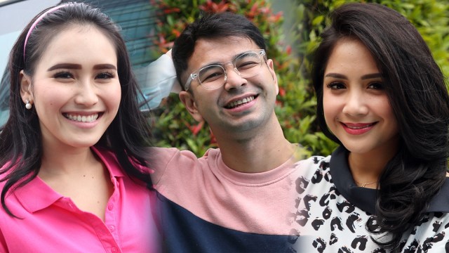 Ayu Ting Ting, Raffi Ahmad, dan Nagita Slavina. (Foto: Munady Widjaja & Iqbal Firdaus/kumparan)