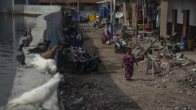 Dua tahun penggusuran Kampung Akuarium (Foto: ANTARA FOTO/Aprillio Akbar)