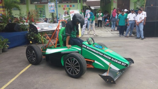 Mobil Balap Buatan Pelajar Sleman Mampu Melesat 100 Km/Jam