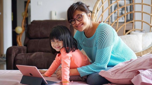 Marshanda dan Sienna (Foto:  Instagram/@benkasyafani )
