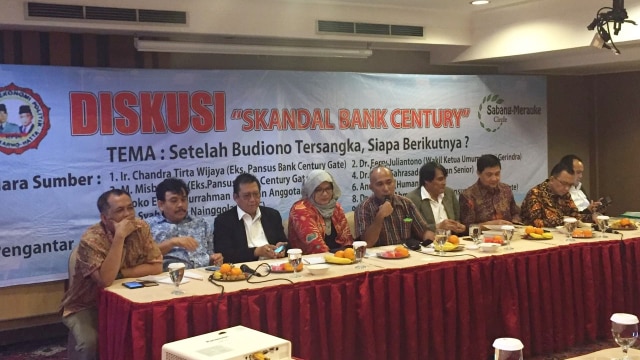Diskusi Skandal Bank Century. (Foto: Soejono Saragih/kumparan)