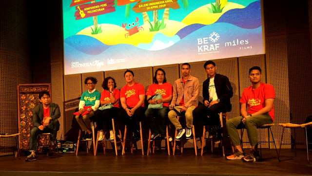 Konfrensi pers lomba cipta lagu anak. (Foto: Giovanni/kumparan)