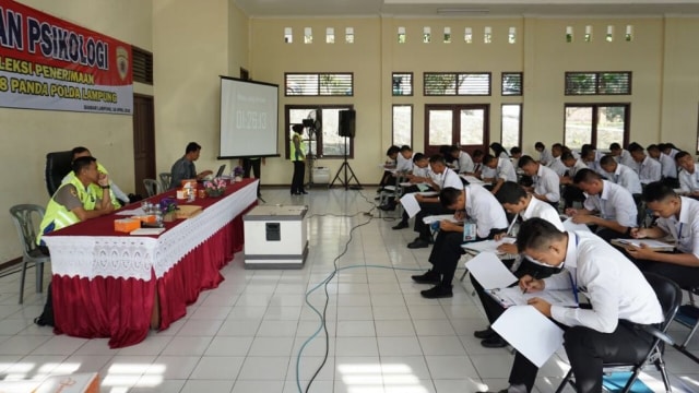 Tes calon taruna Akpol. (Foto: Dok. SDM Polri)