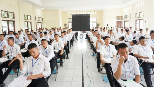 Tes calon taruna Akpol. (Foto: Dok. SDM Polri)