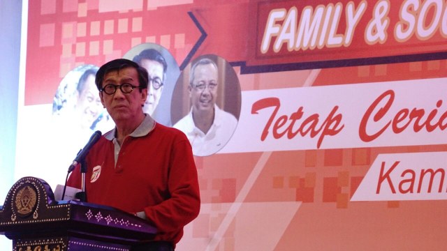 Menkumham Yasonna Laoly di Lapas Anak Tangerang (Foto: Helmi Afandi/kumparan)