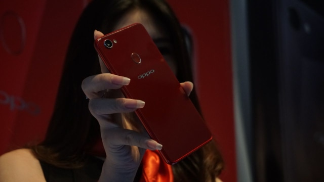 OPPO F7, AI-Powered Selfie. (Foto: Garin Gustavian Irawan/kumparan)