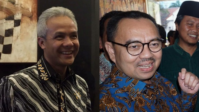 Ganjar Pranowo dan Sudirman Said. (Foto: Soejono Eben Ezer Saragih/kumparan; Nugroho Sejati/kumparan)