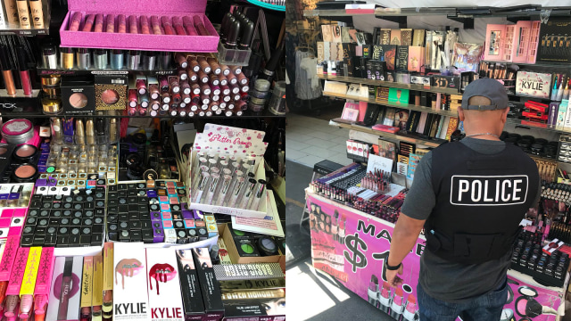 Makeup Palsu (Foto: Twitter @LAPDMarcReina)