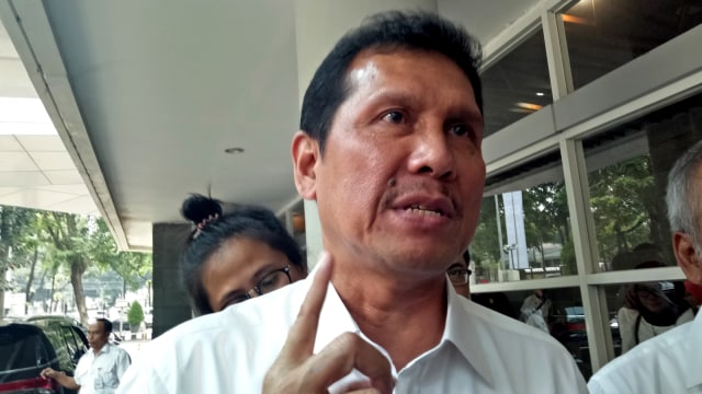 Menpan RB, Asman Abnur di Kementerian PUPR. (Foto: Resya Firmansyah/kumparan)