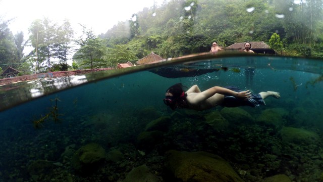 Situ Cisaladah, Kolam Renang Mata Air di Bandung Barat