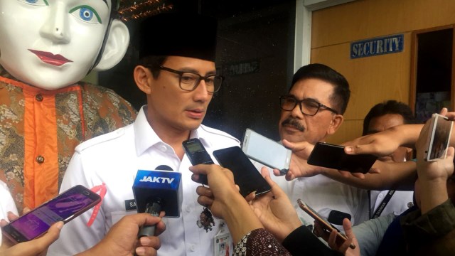 Sandiaga Uno di RS Tarakan (Foto: Mirsan Simamora/kumparan)