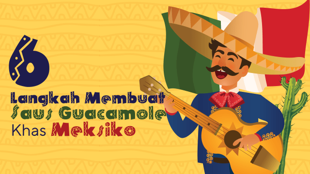 Infografik Saus Guacamole Meksiko (Foto: Chandra Dyah A.)