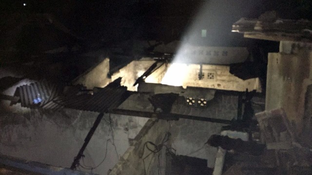 Kebakaran di Kalisari, Cijantung. (Foto: Reki Febrian/kumparan)