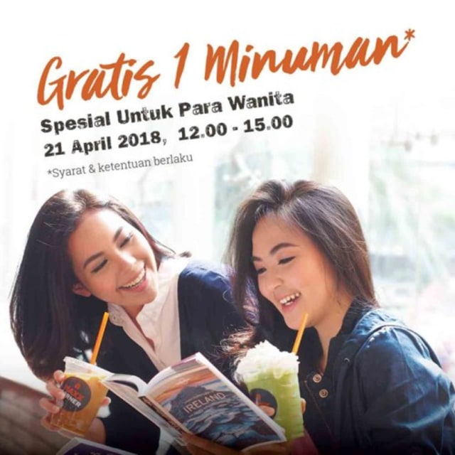 Hari Kartini, Maxx Corner Gratis Minuman Untuk Perempuan