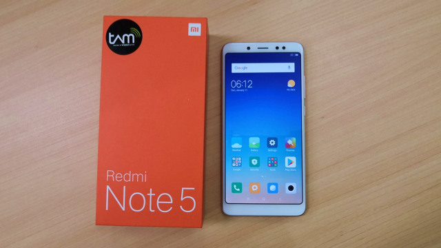 Ponsel Xiaomi Redmi Note 5. (Foto: Jofie Yordan/kumparan)
