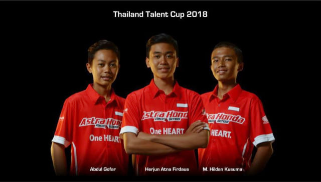 AHM Kirim Siswa Sekolah Balap AHRS ke Ajang Thailand Talent Cup 2018